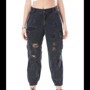 Black Carmar Cargo Pants